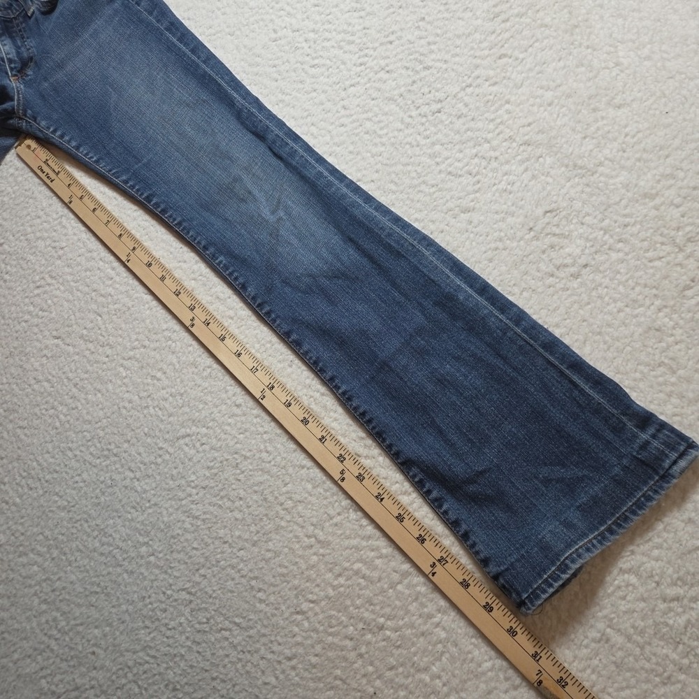 AG Adriano Goldschmied Bootcut Low Rise The Angel Jeans Size 26R Medium Wash - Picture 4 of 7